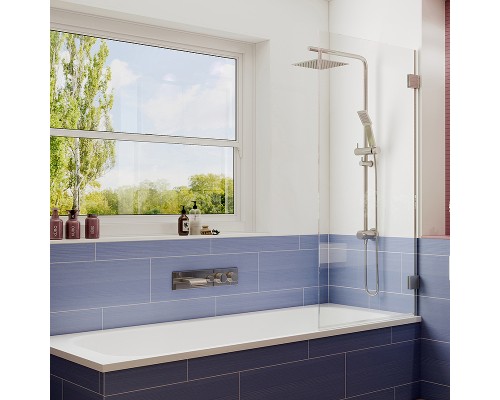 Шторка на ванну Ambassador Bath Screens 70х140 профиль Хром стекло CrystalPure