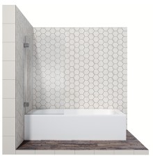 Шторка на ванну Ambassador Bath Screens 70х140 профиль Хром стекло CrystalPure