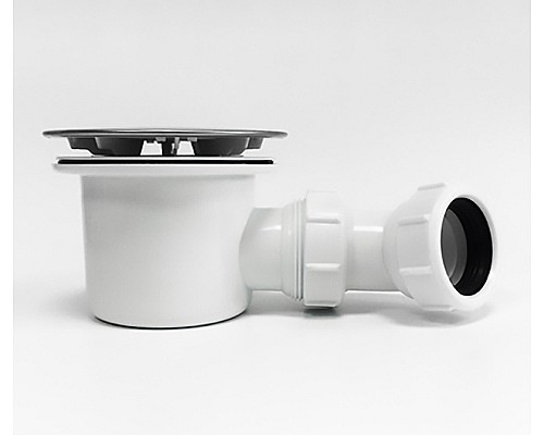 Сифон для душевого поддона WasserKRAFT D210 Хром