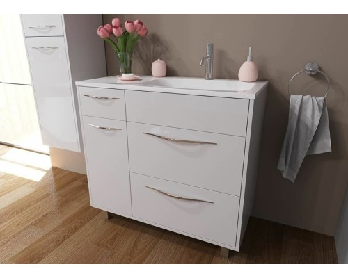 Тумба с раковиной Эстет Barcelona 90 R ФР-00003600 Белая