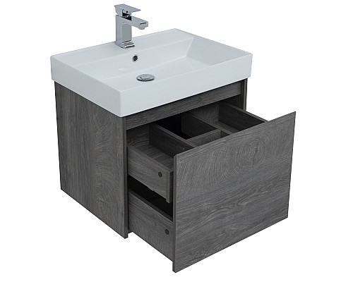 Тумба с раковиной Aquanet Nova Lite 60 дуб рошелье (1 ящик) Тумба с раковиной Aquanet Nova Lite 60 дуб рошелье (1 ящик)