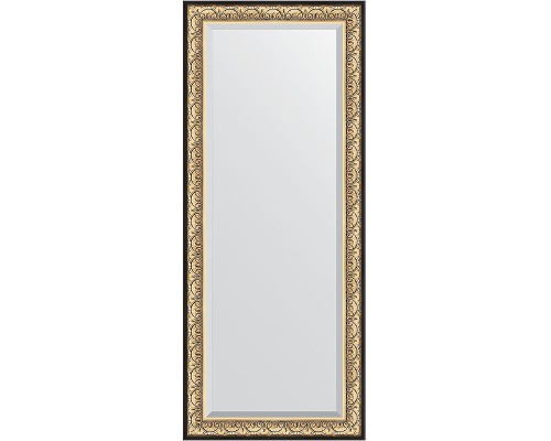 Зеркало Evoform Exclusive Floor 205х85 BY 6133 с фацетом в багетной раме - Барокко золото 106 мм