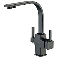 Смеситель для кухонной мойки ZORG Sanitary ZR 332 YF ЧЕРНЫЙ МЕТАЛЛИК