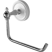 Держатель туалетной бумаги Devon&Devon Dorothy DOR411CR Хром Белый