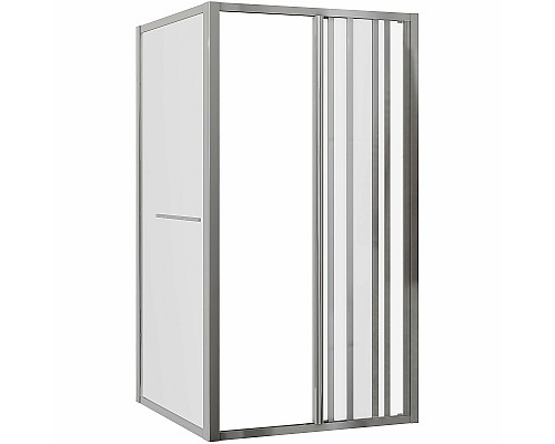 Душевой уголок Grossman Alba 90х90 GR-9090Al1 профиль Хром стекло прозрачное