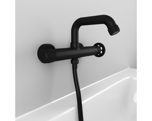 Смеситель для ванны черный IDDIS Grange GRABLR2i02WA