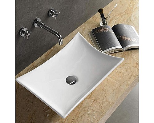 Раковина CeramaLux 57 7701B Белая