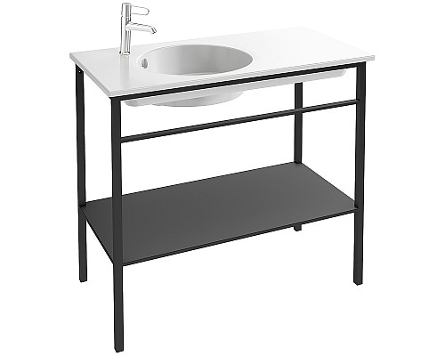 Раковина Jacob Delafon Odeon Rive Gauche 100 EXAU112-Z-00 Белая