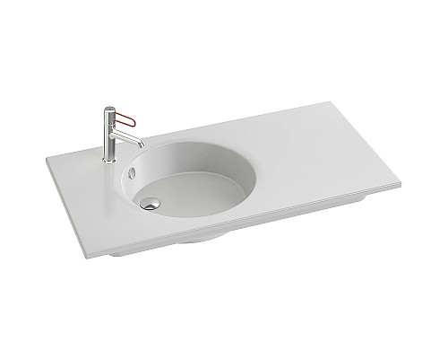 Раковина Jacob Delafon Odeon Rive Gauche 100 EXAU112-Z-00 Белая