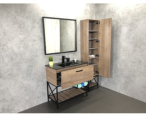 Зеркало Comforty Бредфорд 90 00004147988 Черное