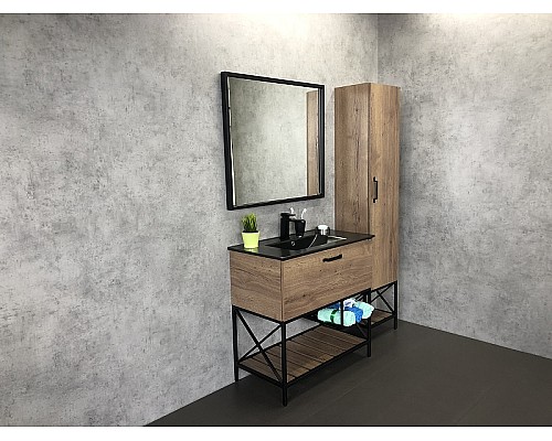 Зеркало Comforty Бредфорд 90 00004147988 Черное