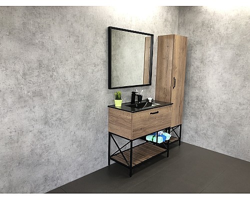 Зеркало Comforty Бредфорд 90 00004147988 Черное