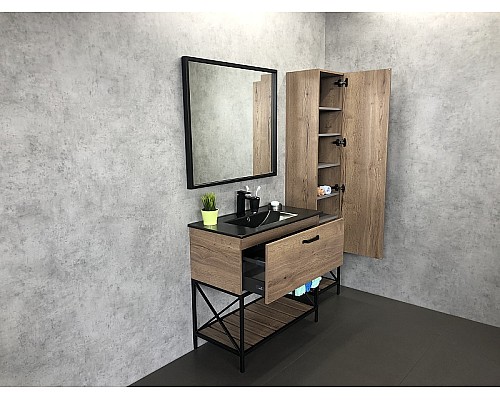 Зеркало Comforty Бредфорд 90 00004147988 Черное