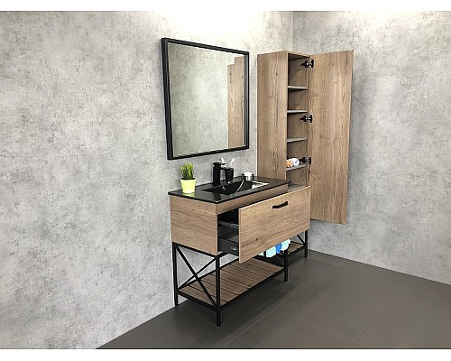 Зеркало Comforty Бредфорд 90 00004147988 Черное