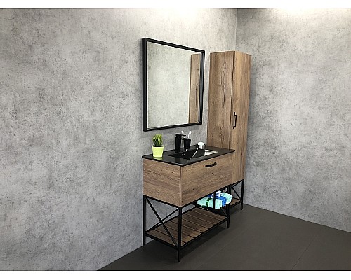 Зеркало Comforty Бредфорд 90 00004147988 Черное