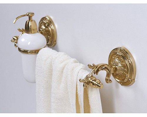 Полотенцедержатель с дозатором для жидкого мыла ART&MAX AM-2057D-Do-Ant