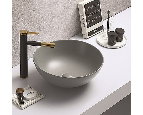 Раковина-чаша CeramaLux 41 104MH-5 Светло-серая