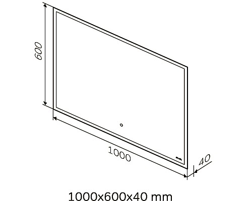 Зеркало AM.PM Spirit 2.0 M71AMOX1001SA 1000 мм Зеркало AM.PM Spirit 2.0 M71AMOX1001SA 1000 мм
