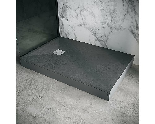 Душевой поддон из искусственного камня Grossman Strong 80x120 GR-S280120Q Графит