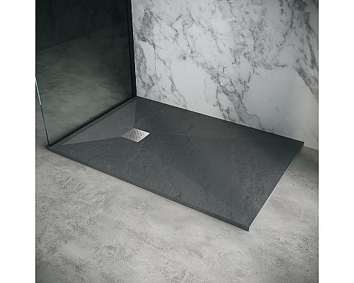 Душевой поддон из искусственного камня Grossman Strong 80x120 GR-S280120Q Графит