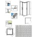 Душевая дверь Radaway Espera KDD 90 R профиль Хром стекло прозрачное