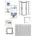 Душевая дверь Radaway Espera KDD 90 R профиль Хром стекло прозрачное