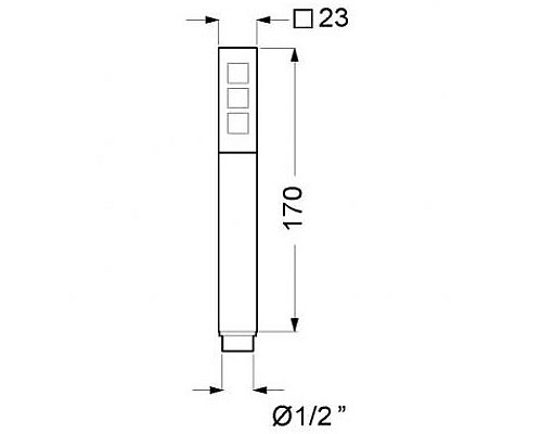 Ручной душ Migliore Kvant 30469 Черный матовый