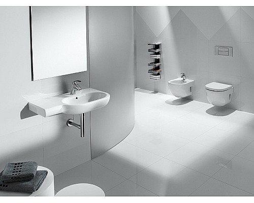 Комплект унитаза с инсталляцией Roca Meridian 7893104110 с сиденьем Микролифт и клавишей смыва