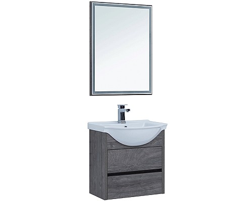 Тумба под раковину Aquanet Сидней 60 243668 подвесная Дуб рошелье