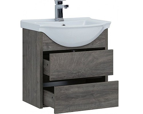 Тумба под раковину Aquanet Сидней 60 243668 подвесная Дуб рошелье