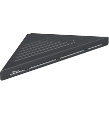 Металлическая полка Ravak Slim C угловая Черная