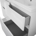 Тумба под раковину Owl 1975 Hella stor 120 подвесная Белая глянцевая