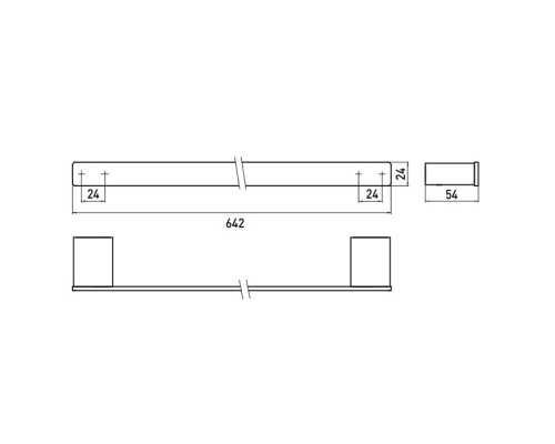 Полотенцедержатель Emco Loft 0560 133 60 Черный
