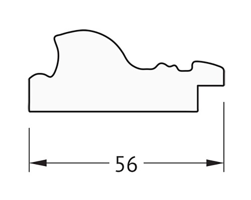 Зеркало Evoform Definite 74х74 BY 3232 в багетной раме - Виньетка состаренное серебро 56 мм
