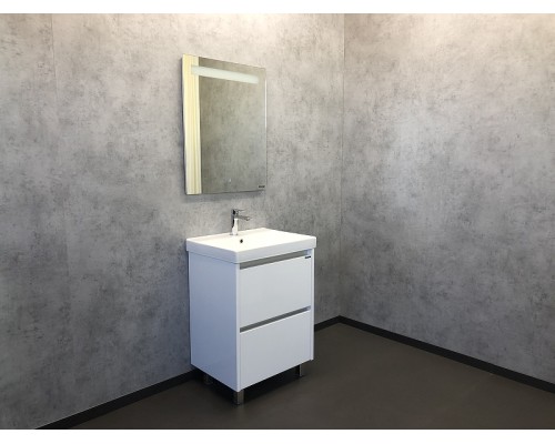 Тумба с раковиной Comforty Дублин 60 Белый глянец