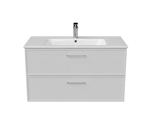 Тумба под раковину Kerama Marazzi PIANO Classic подвесная с ящиками 95, белый матовый