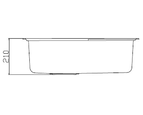 Кухонная мойка Seaman Eco Wien SWT-6845.A Нержавеющая сталь