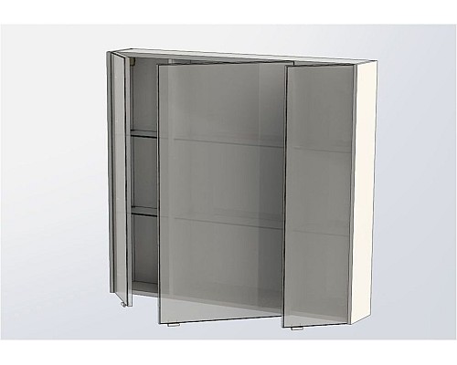 Зеркало-шкаф Aquanet Августа 100 белый