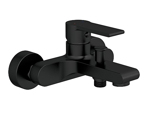 Смеситель Cersanit Brasko Black 63108 для ванны черный Смеситель Cersanit Brasko Black 63108 для ванны черный