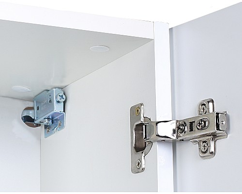 Шкаф-пенал Style Line Каре 30 L с корзиной, белая