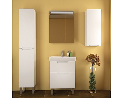 Тумба под раковину Dreja Q Plus 80 99.0006 Белый глянец