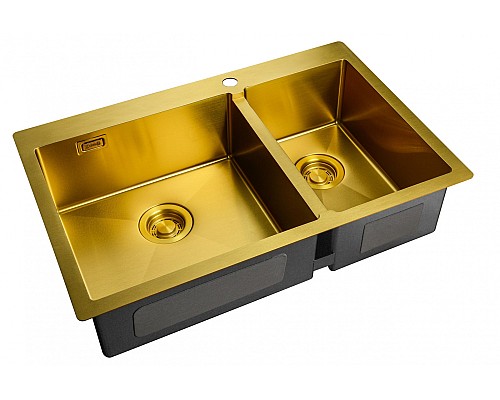 Мойка для кухни Zorg ZL R 780-2-510-L BRONZE