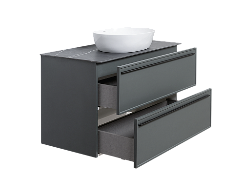 Тумба под раковину La Fenice Elba Grigio TWIN серый 100
