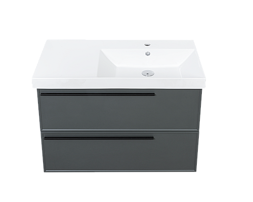 Тумба под раковину La Fenice Elba Grigio TWIN серый 90