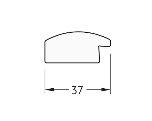 Зеркало Evoform Definite 130х70 BY 0747 в багетной раме - Состаренное серебро 37 мм