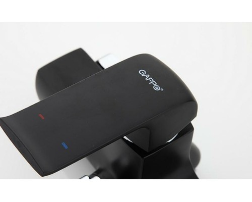 Смеситель для ванны Gappo G50 G2250 универсальный Черный матовый