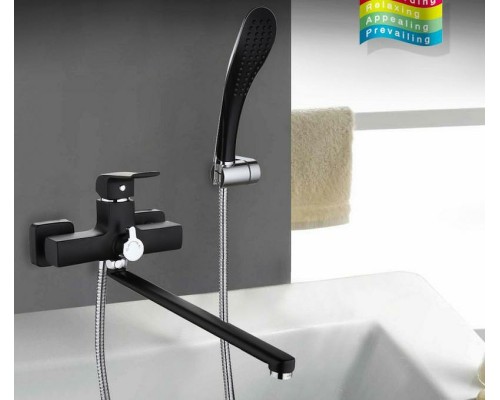 Смеситель для ванны Gappo G50 G2250 универсальный Черный матовый