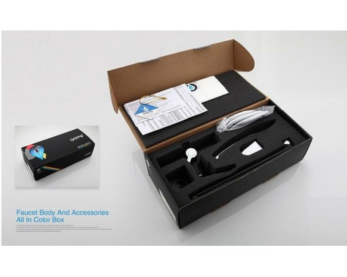 Смеситель для ванны Gappo G50 G2250 универсальный Черный матовый