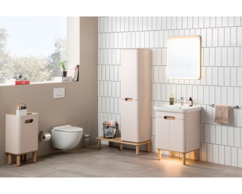 Шкаф пенал Vitra Sento 40 L 60854 подвесной Белый