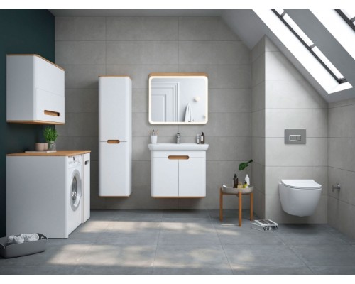 Шкаф пенал Vitra Sento 40 L 60854 подвесной Белый